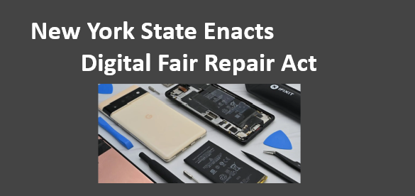 New York State Enacts Digital Fair Repair Act